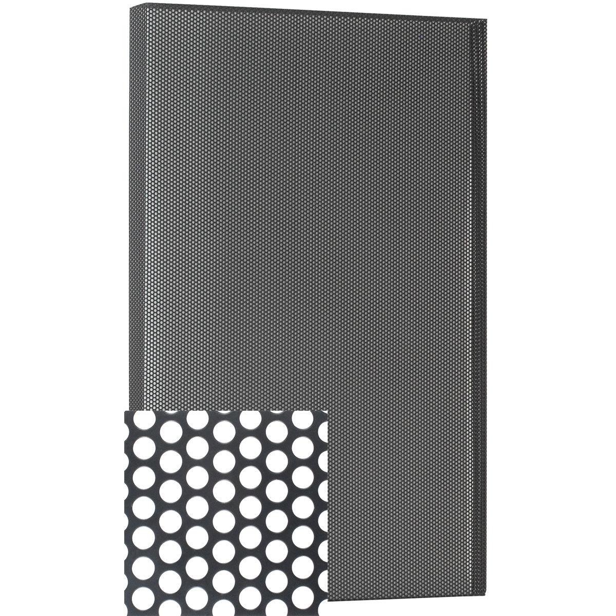 Parts Express Formed Metal Speaker Grill Pair with 8mm Round Holes 12